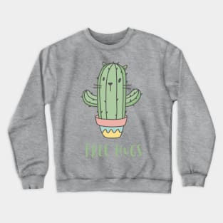 Free Hugs: Cactus Crewneck Sweatshirt